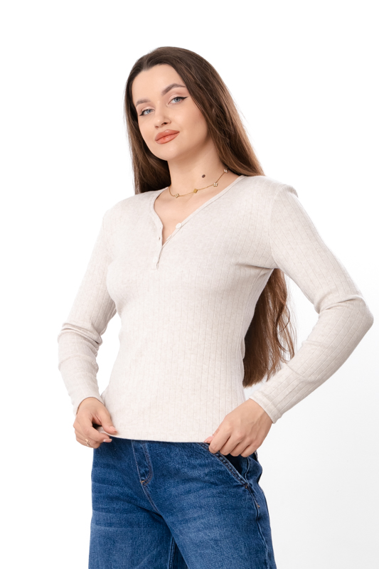 Лонгслів жіночий (з гудзиками)